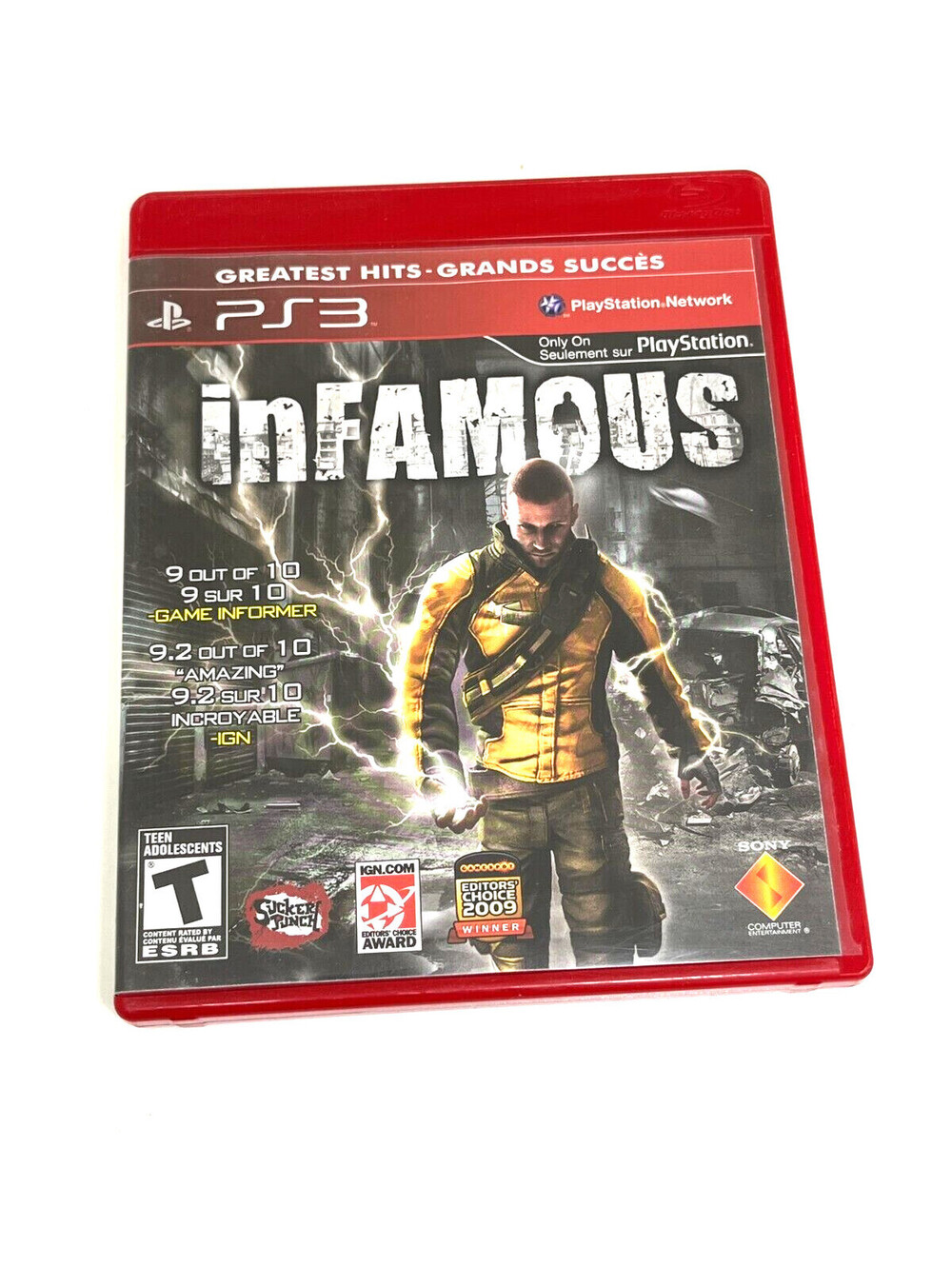 Infamous Greatest Hits PS3 Playstation 3 - With Original Manual